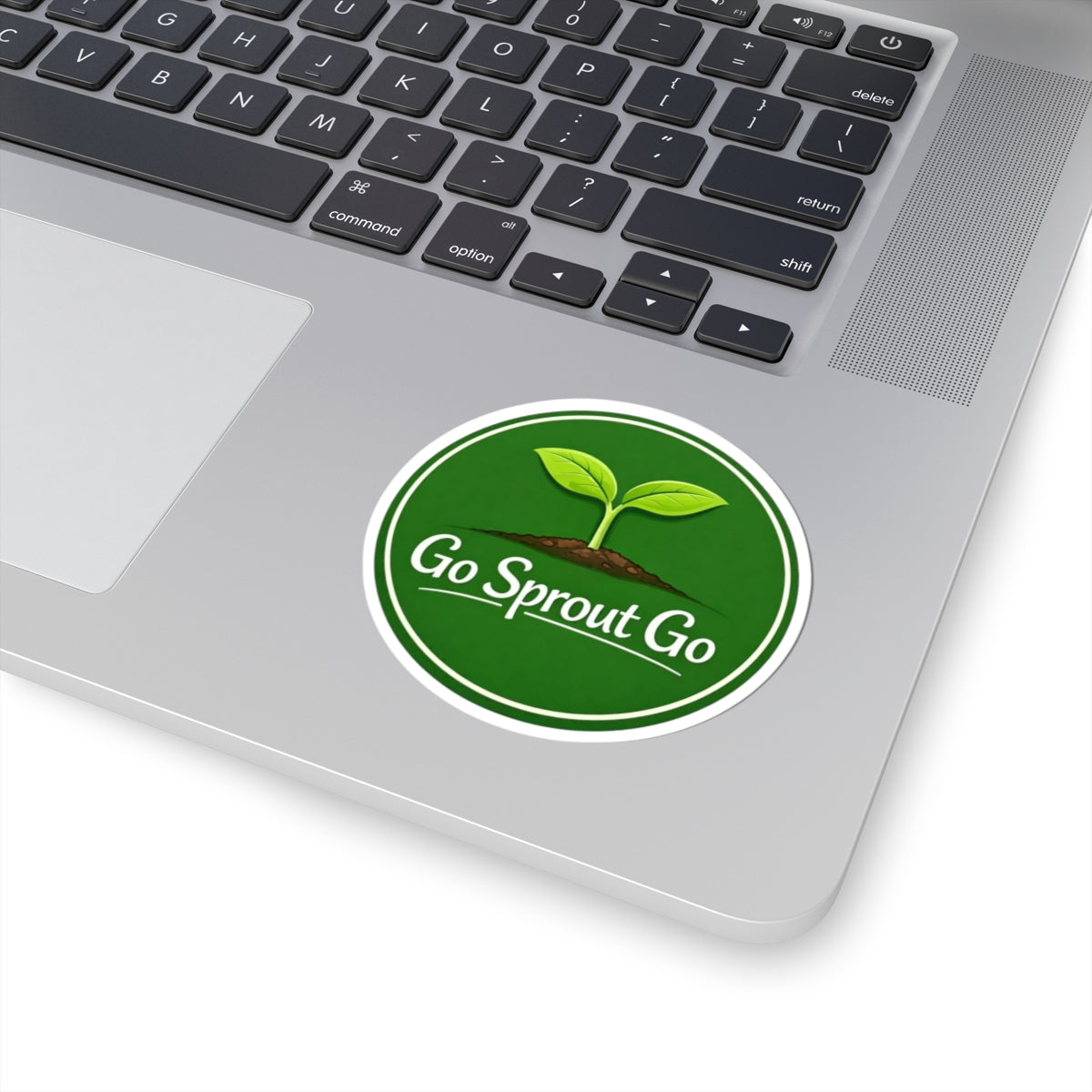 Go Sprout Go Round Sticker