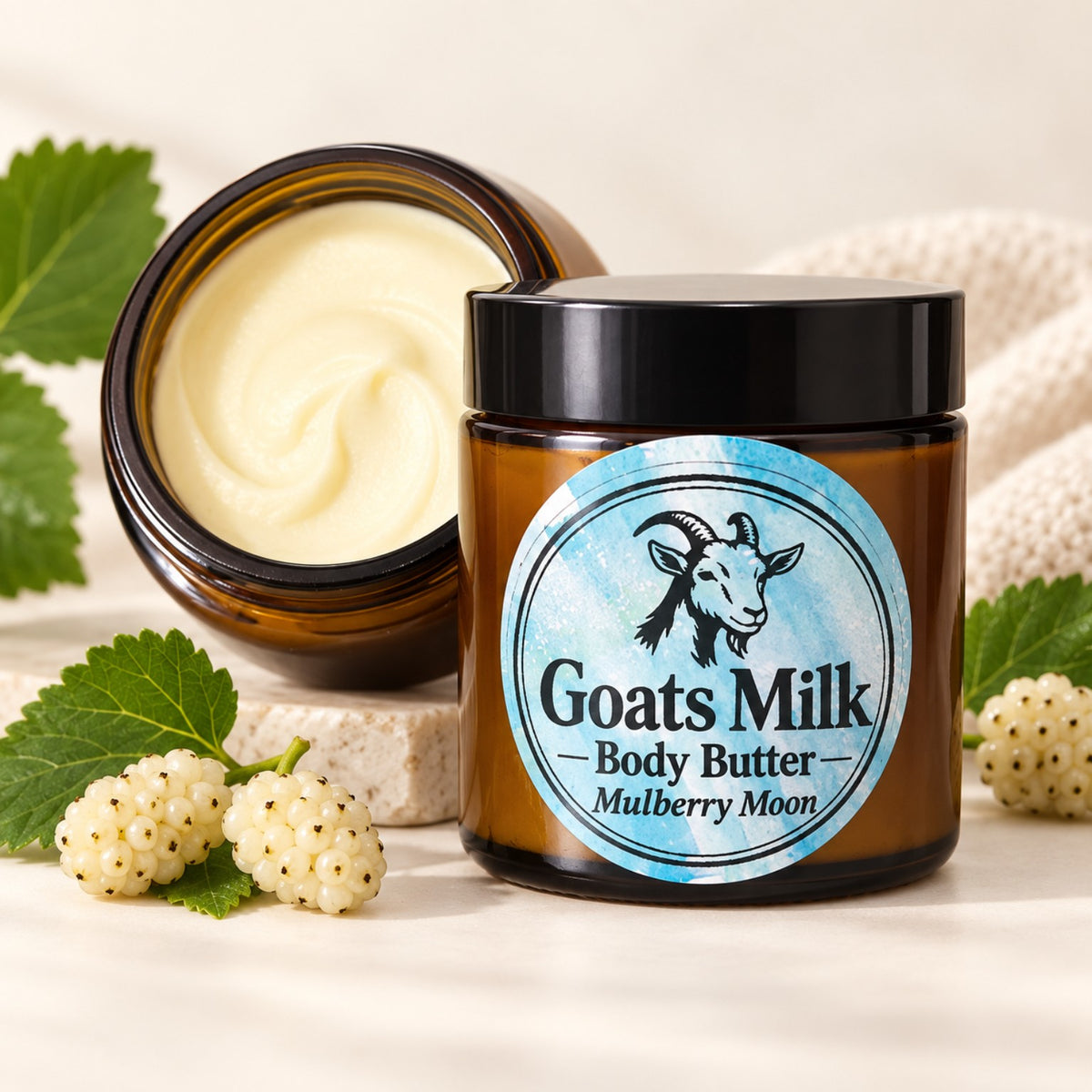 Goat Milk Body Butter - Mulberry Moon
